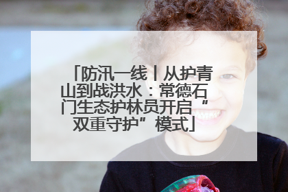 防汛一线丨从护青山到战洪水：常德石门生态护林员开启“双重守护”模式