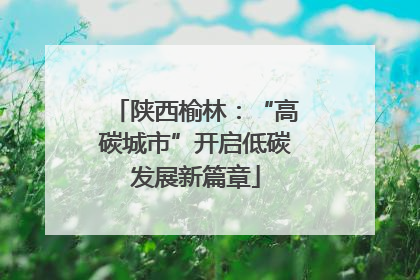 陕西榆林：“高碳城市”开启低碳发展新篇章