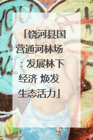 饶河县国营通河林场：发展林下经济 焕发生态活力
