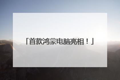 首款鸿蒙电脑亮相！