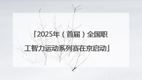 2025年（首届）全国职工智力运动系列赛在京启动