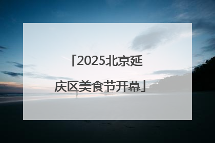 2025北京延庆区美食节开幕