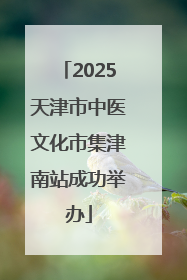 2025天津市中医文化市集津南站成功举办