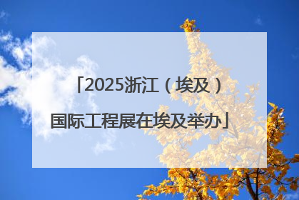 2025浙江（埃及）国际工程展在埃及举办