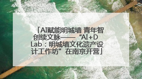 AI赋能明城墙 青年智创续文脉——“AI+D Lab：明城墙文化遗产设计工作坊”在南京开营